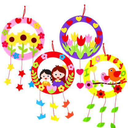 Children's DIY Non-Woven Garland Kit for Mother's Day