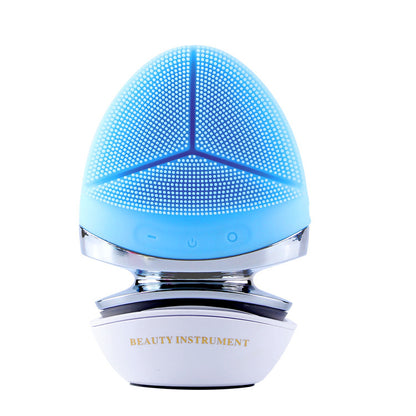 New Electric Silicone Facial Cleansing Brush Device