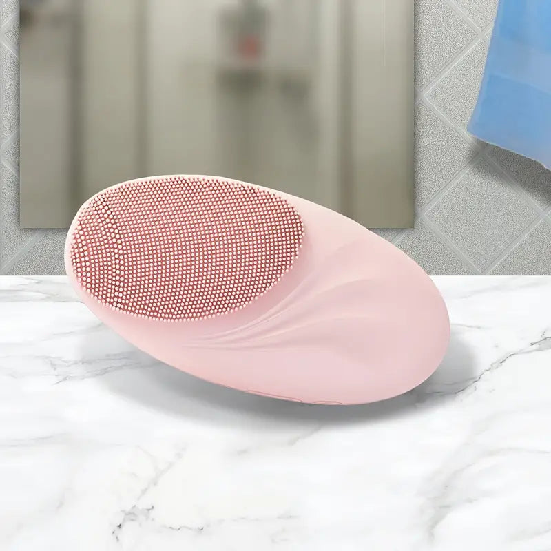 Portable Silicone Electric Facial Cleansing Brush