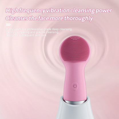 New Rechargeable Silicone Facial Cleansing Device