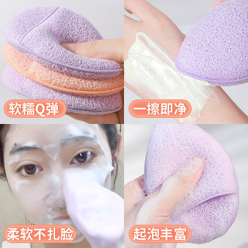 Soft Konjac Cleansing Puff with Hanging Strap