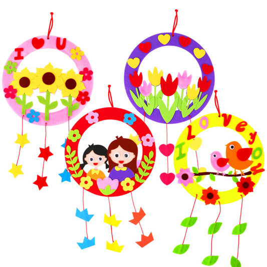 Children's DIY Non-Woven Garland Kit for Mother's Day