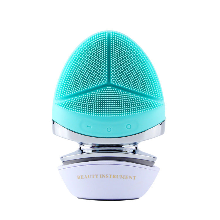 New Electric Silicone Facial Cleansing Brush Device