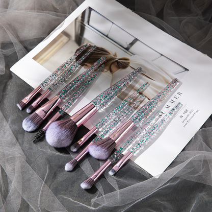 10-Piece Makeup Brush Set for Beauty and Blending
