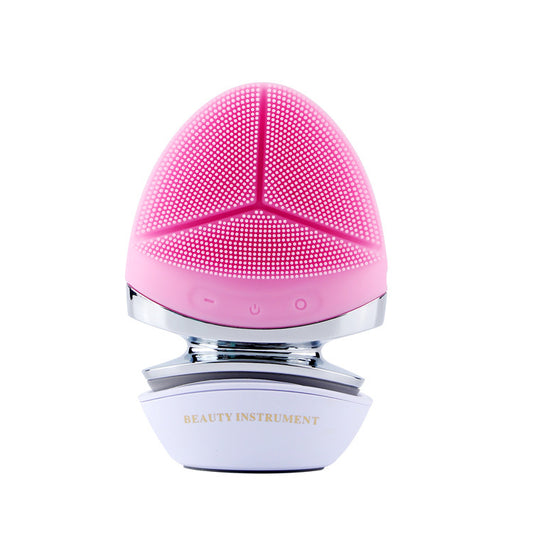 New Electric Silicone Facial Cleansing Brush Device